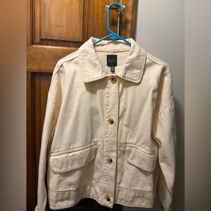 Rafaella Cream Jean Jacket for Women